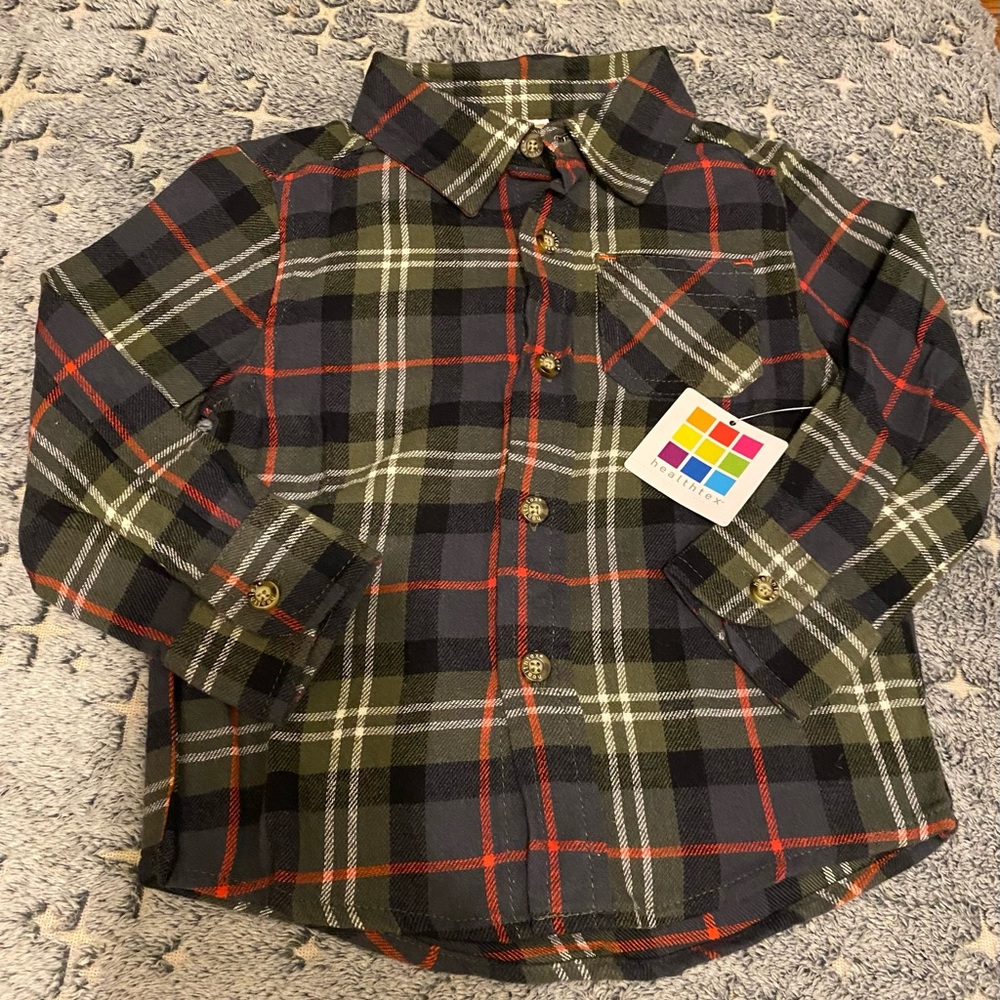 BRAND NEW ~ Boys size 2T button down dress shirt.